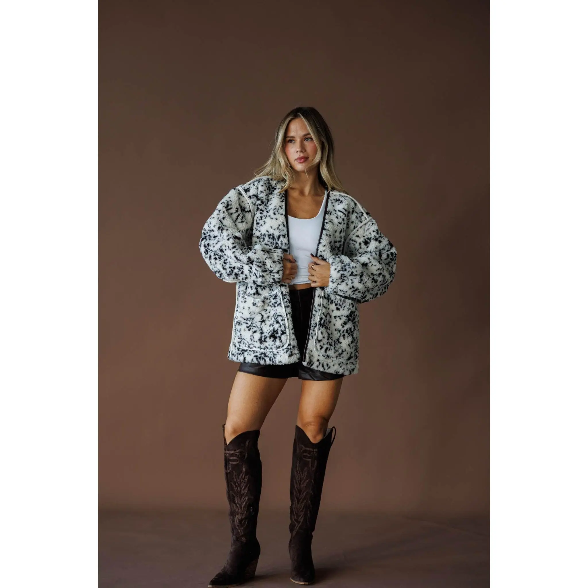 Alpine Spotted Fleece Jacket Alpine Spotted Fleece Jacket