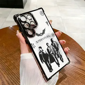 Supernatural TV Show Phone Case for Samsung Galaxy S25, S24, S23, S22 FE Ultra Plus 4G/5G - Shockproof Transparent Soft Back Cover