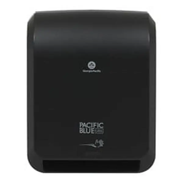 Georgia Pacific Professional Pacific Blue Ultra Covered Paper Towel Dispenser, Black - 12.9 x 9 x 16.8 in, Durable, Easy to Maintain, Boosts Inventory Efficiency, Automated Dispenser, Modern