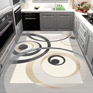 Kitchen Runner Rug, Non-slip Kitchen Mat, Stain-resistant and Durable Kitchen Rug, Easy Maintenance Contemporary Design Floor Mat