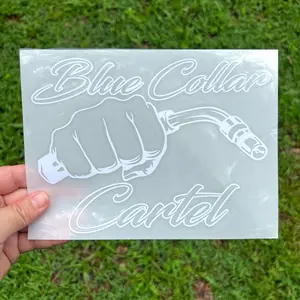 Welder Blue Collar Cartel Decal, Multiple Colors and Sizes