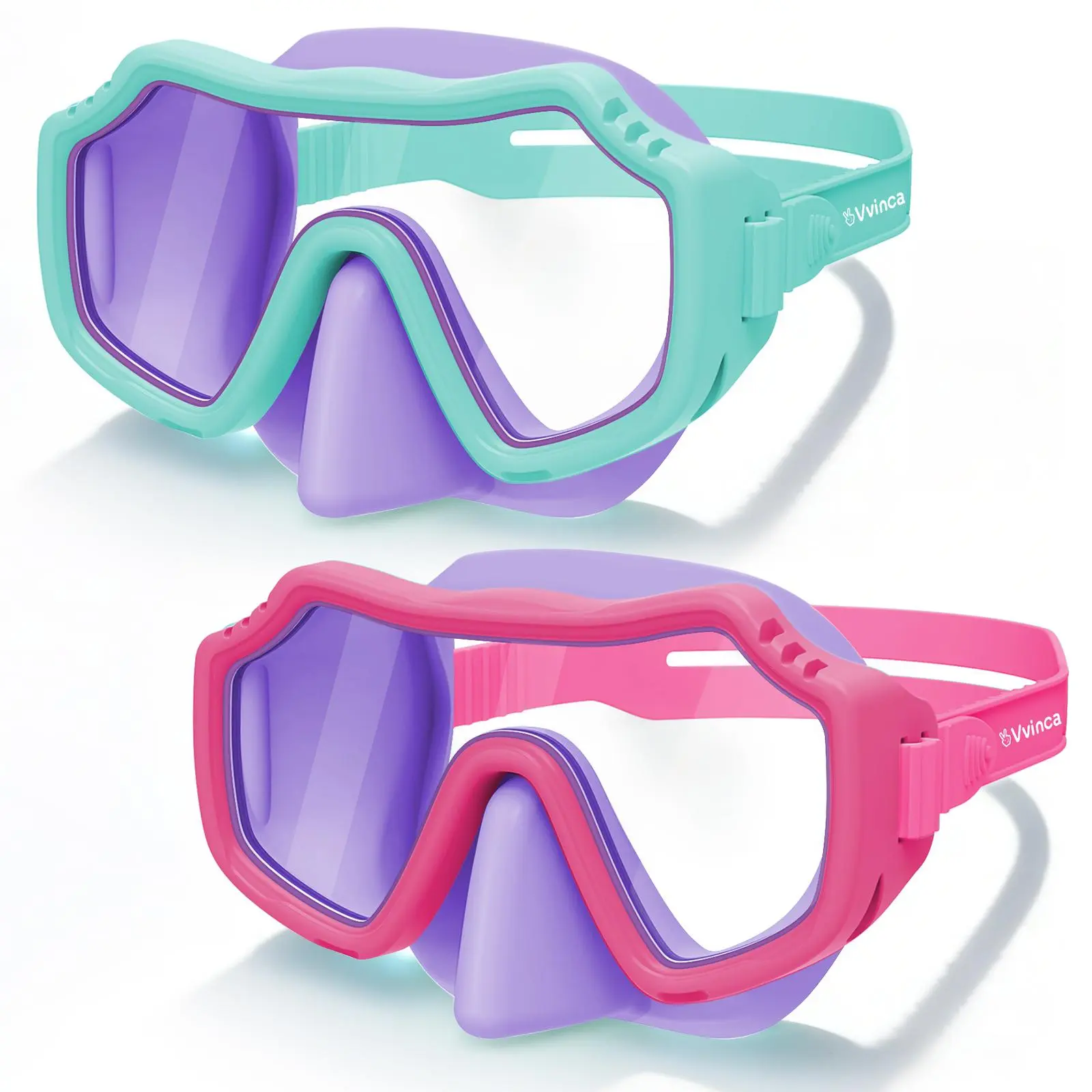 Green Purple/Clear + Magenta Purple/Clear