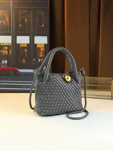 Women's Fashionable Braid Design Handbag, Casual Versatile Shoulder Bag for Daily Used, Trendy High-quality Daily Commuting Bag, Girl Fashionable Shopping Bag