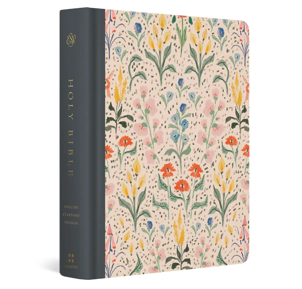 ESV Single Column Journaling Bible, Artist Series (Cloth over Board, Lulie Wallace, In Bloom): Holy Bible, English Standard Version