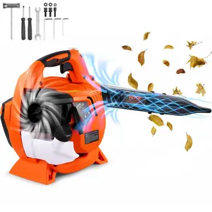 VEVOR Leaf Blower, TikTokShopBlackFriday, 26CC 2-Cycle Handheld Leaf Blower with A Fuel Tank, 2-in-1 Blower 425CFM Air Volume 156MPH Speed, Ideal for Lawn Care, Leaf Cleaning, and Snow Removal