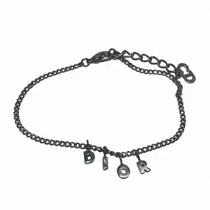 Pre-owned Dior Zinc Alloy Small Leather Goods Bracelet