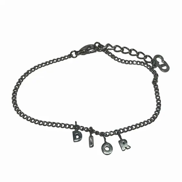 Pre-owned Dior Zinc Alloy Small Leather Goods Bracelet