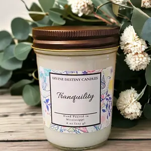 The Tranquility Candle (Eucalyptus & Mint) 8 oz The Tranquility Candle (Eucalyptus & Mint) 8 oz
