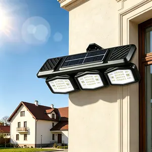 Solar Rechargeable Waterproof Outdoor Wall Light, Home Improvement Garden Courtyard Lighting, Household Street Lamp