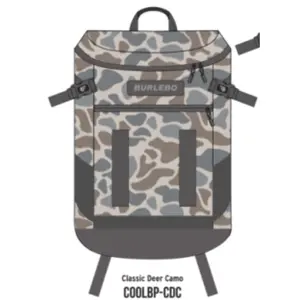 Classic Deer Camo Cooler Backpack - Burlebo