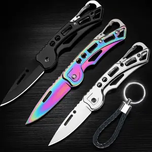 1/3 Piece Multi-Color Knives Set For Kitchen, Professional Folding Cooking Kitchen Knife, Stainless Steel Fruit Knife, Peeler, Dinner Knife, Mini Knife, High-Quality Kitchenware