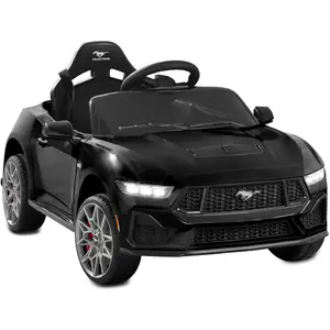 Best Choice Products Kids 12V Electric Ride-On Car Officially Licensed Ford Mustang w/ Remote, LED Lights