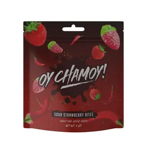 Oy Chamoy! Sweet, Spicy and Sour Strawberry Bites Gummy Candy 4oz