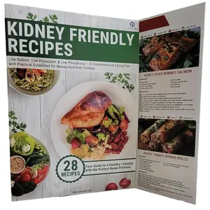 Kidney Friendly Food List Chart, Set 3 Kidney Diet Chart Meal Plan Brochure, Foods To Avoid And To Eat, Includes Recipes Support