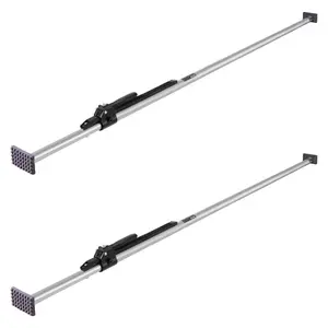 VEVOR Cargo Bar, Cargo Bar Adjustable from 89 to 104, Heavy-duty Steel Cargos Stabilizer with Non-Slip Foot Pads, Truck Bed Load Lock Bars for Box Trucks, Semi-Trailers, Trailers (2PCS)