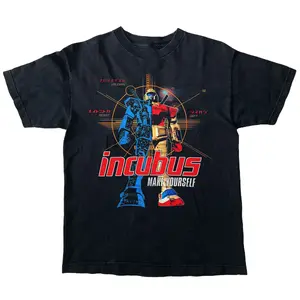 2000 INCUBUS Make Yourself Short Sleeve Black All Size Shirt