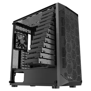PC Gaming Case Mid-Tower Computer Case with 4 x 120 mm Fans for ATX/M-ATX/ITX
