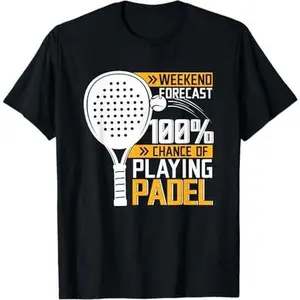 Padel Tennis Player Racket Sports Lover Funny Padel T-Shirt