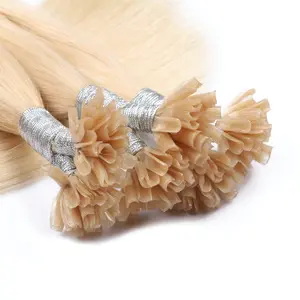 U-TIP HUMAN HAIR EXTENSIONS BUNDLES WEFT REMY HAIR