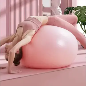 Multifunctional PVC Explosion-Proof Yoga Ball, Smooth Surface Fitness Relaxation Ball, Weight Loss Midwifery Elastic Big Ball