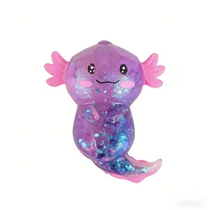 New Axolotl Slow Rebound Squishy Toy, Cute Decompression Fidget Toy for Stress Relief & Kids Gifting
