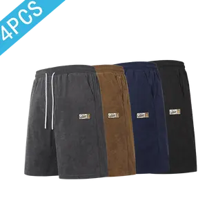 Men’s pocket shorts, regular fit casual drawstring waist shorts, suitable for everyday outdoor wear, casual sports shorts, casual shorts