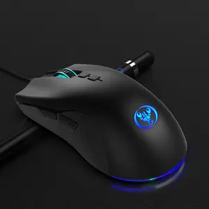 Hxsj-A883 Wired Mouse with Colorful Lighting, Ergonomic Design, Suitable for PC Laptop Gaming Console, High-Performance Computer Accessory, Gaming Accessories