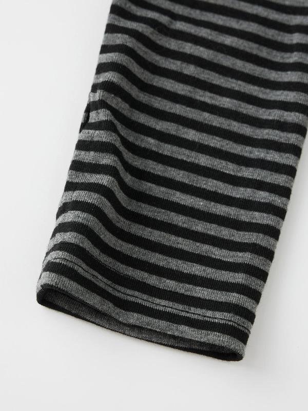 Women's 2 Piece Casual Outfits Long Sleeve Zip Up Hooded Striped Tops Wide Leg Pants Sets