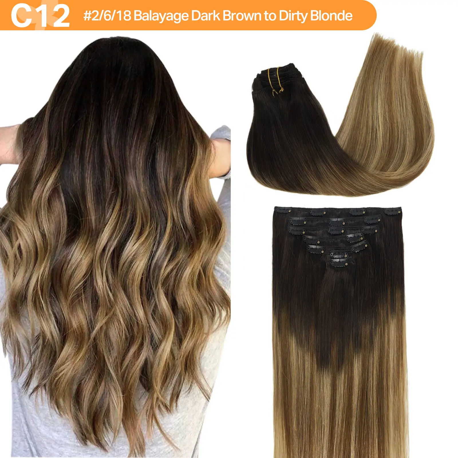 #(T2/6)P(T2/18)	Chestnut Brown to Dirty Blonde