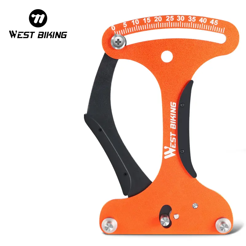 WEST BIKING Bicycle Spoke Tension Tester Precision Spokes Checker Bike Indicator Meter Tension Meter Wheel Builders Repair Tool