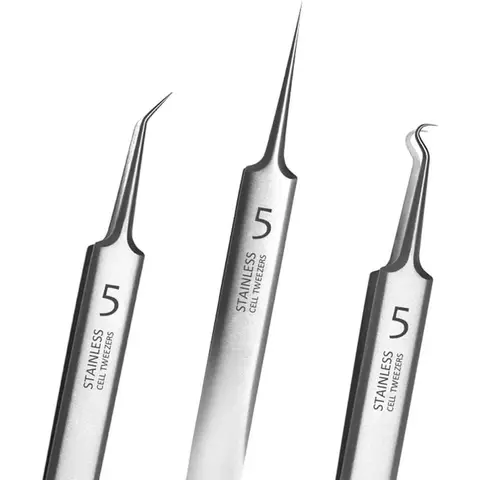 Professional Stainless 3pcs Facial Pore Extractor Set - Hardened Steel Ceramic Coating Acne Care Tool, Hypoallergenic Deep Cleanse for All Skin Types, Self Care Tools Gift Idea