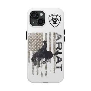 Ariat Bull Rider Phone Case, Phone Accessories, Gift For Him, Tough CasePhone Cases Phone Cover Hard Case Tough 2-piece Phone Case