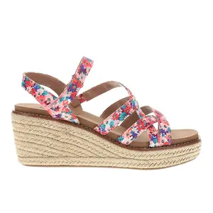 Corkys Womens All Nighter Floral Espadrille  Casual Sandals Casual Mid Heel 2-3" - Multi