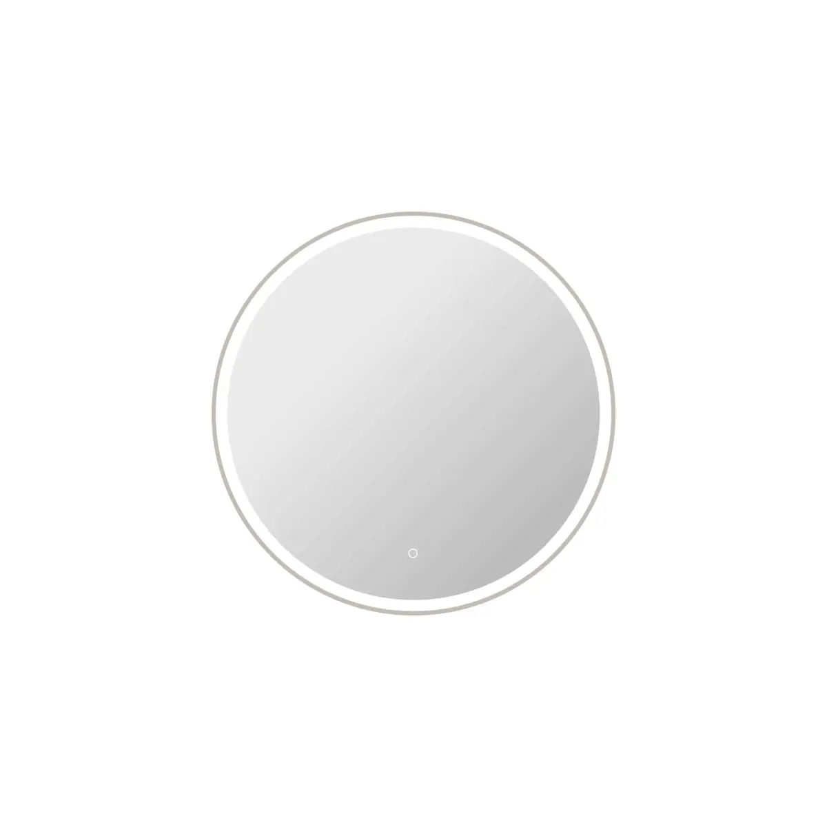 Elegant Kitchen & Bath MRE6B36SL 36 in. Round LED Front & Backlit Wall Mirror, Silver