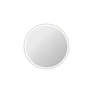 Elegant Kitchen & Bath MRE6B36SL 36 in. Round LED Front & Backlit Wall Mirror, Silver