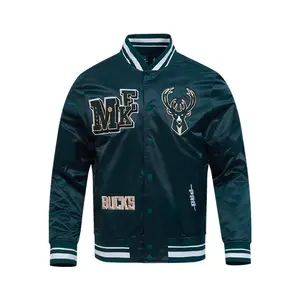 Pro Standard Best Of Milwaukee Bucks Satin Jacket