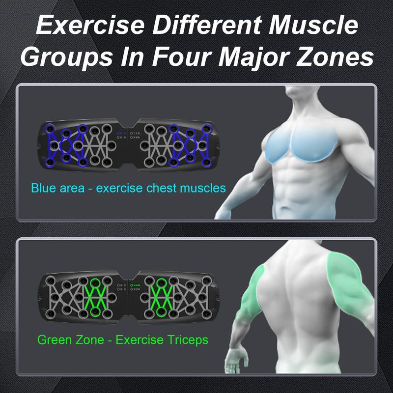 Push up Board, Push-up Board Training Set,30 Holes Home Push-up ...