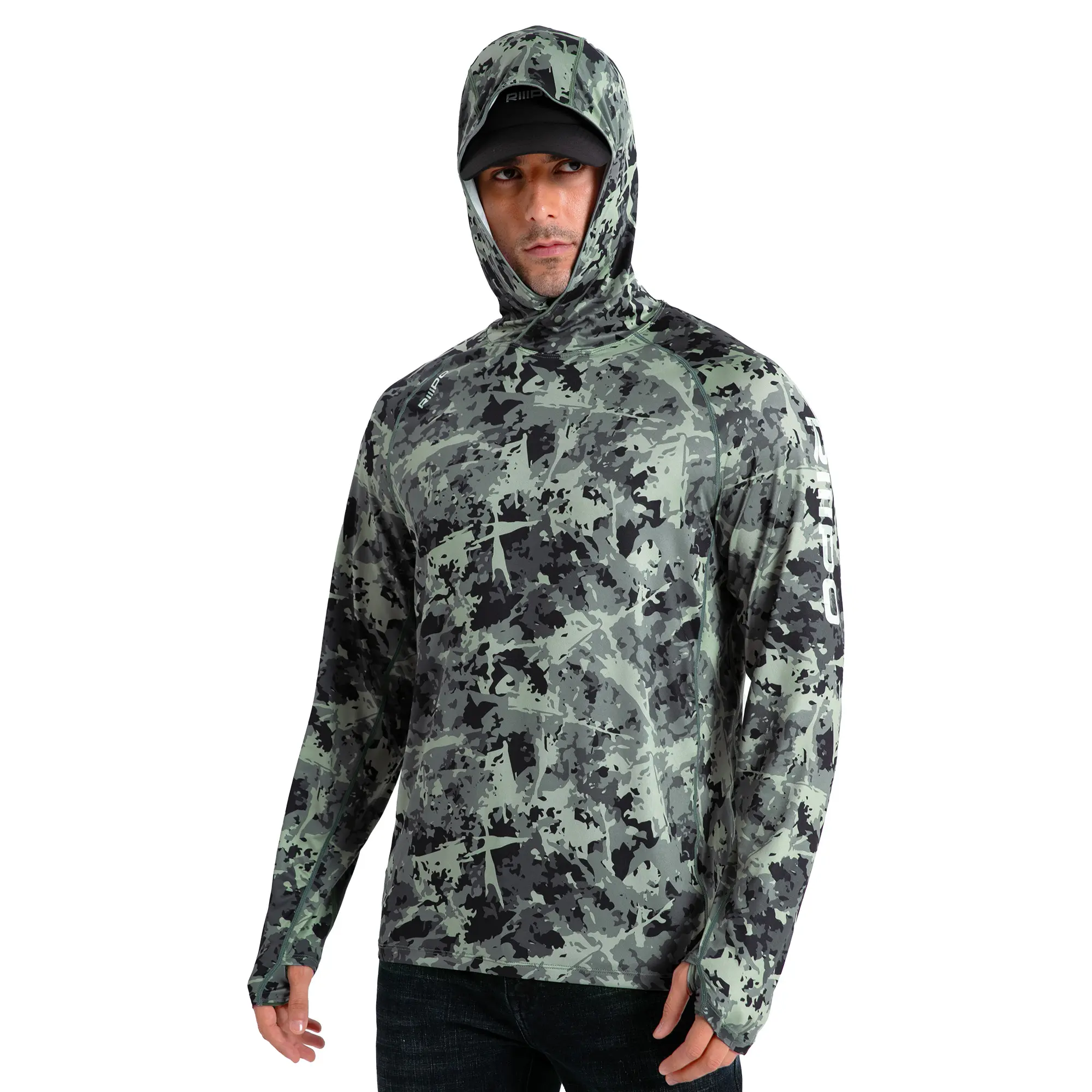 Light Green - Ice Crack - Full Print