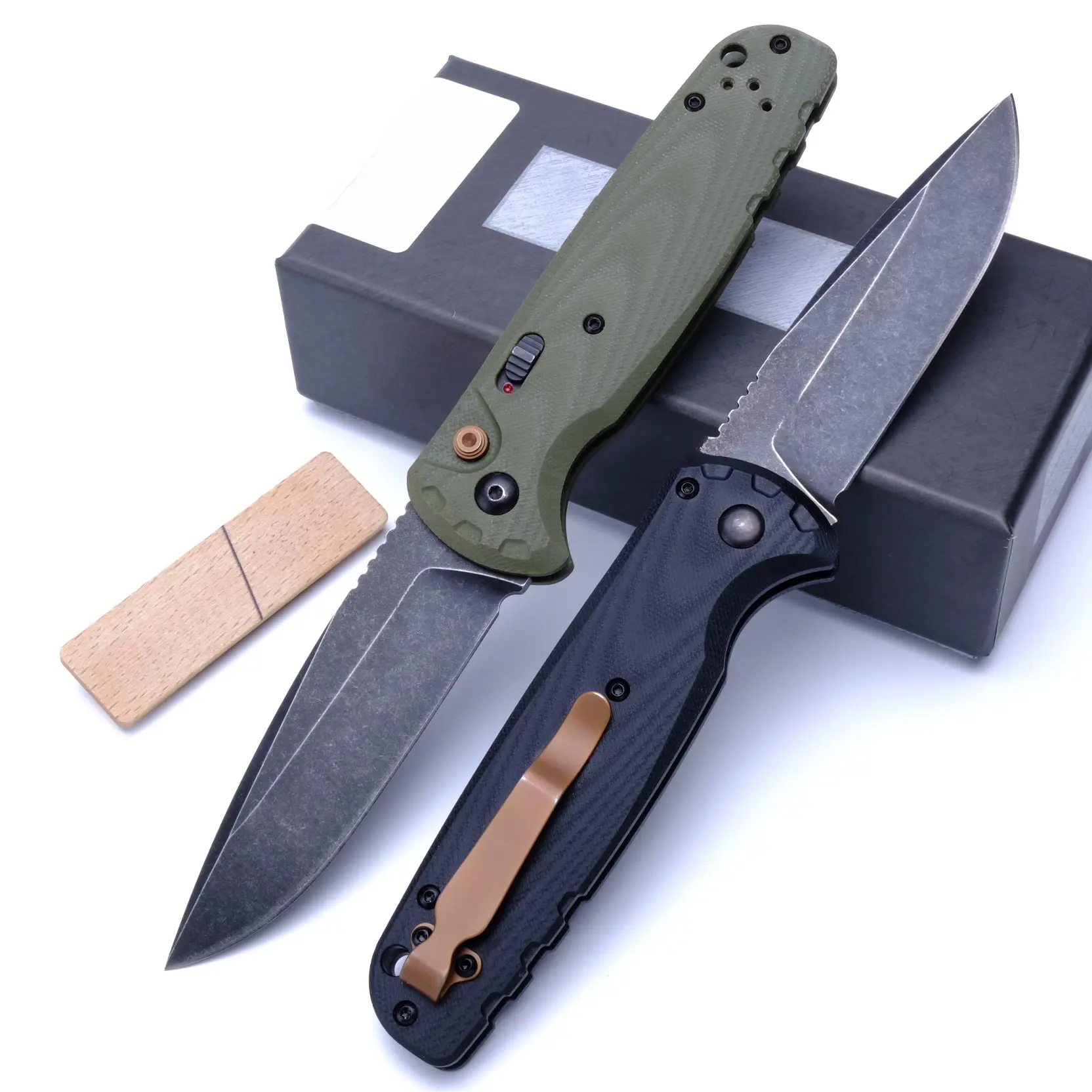 4300BK outdoor folding knife, G10 handle, CPM high hardness corrosion-resistant blade, EDC tool for outdoor fishing and camping, the best gift.