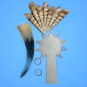 Orisha Korinkoto Yoruba Consecration Tools, Traditional-Style Metal Religious Decor for Home Supplies