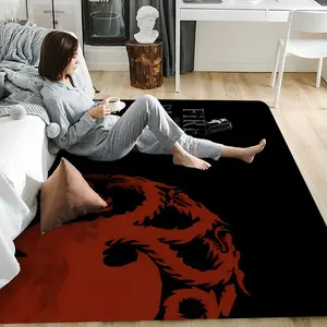G- Game of Thrones Floor Mat Soft Flannel Floor Rug Non-Slip Absorbent Doormat for Living Room, Bedroom, Kitchen, Entrance, Bathroom, Home Decor, Anti-Skid Washable Mat, Multiple Sizes, Indoor Outdoor Use, Durable Home Floor Carpet