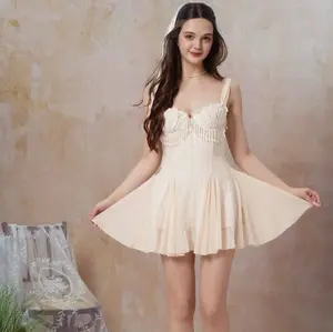 Curvy-Plus Starlit Siren Dress-LuminaVenus Dresses Irregular Hem Earle Women Short Skirt Event Sophisticated Formal Dress Casual Senior White Cute Sleeveless Honeymoon Outfits Wedding Guest Clothes Baby Shower Clubbing Outfit Vintage Adjustable Lace