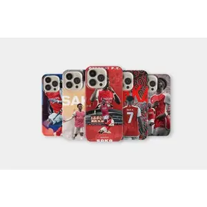 Bukayo Saka Phone Case Football Lover Cover Compatible with iPhone X, 11, 12, 13, 14, 15, 16, 17 Plus Pro Promax & SS Galaxy S21-25 Series