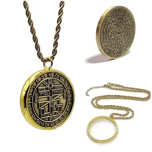 Mystical Figure Of Solomon 72 names of God 1FitAll bezel Necklace