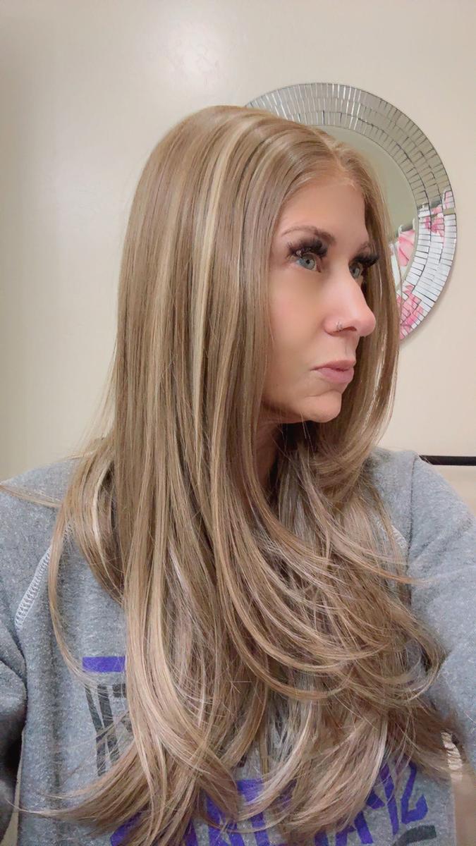 Item: Linen Brown Highlight, 9x7 Lace