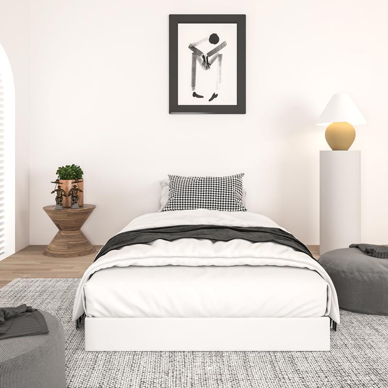 Edenza-Queen Box Spring 9 Inch, Heavy Duty Mattress BoxSpring Foundation, Sturdy Queen Box Springs for Bed with Fabric Cover Set, Easy Assembly, Noise Free fabric cover set