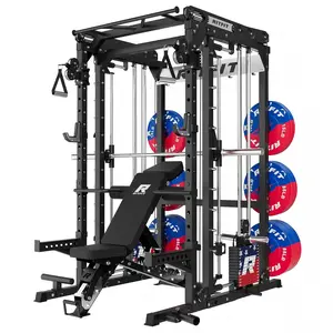 RitFit M2 Multi-Functional Modular Home Gym Smith Machine Tailored to All Fitness Levels, Home Exercise Equipment, Home Gym Rack