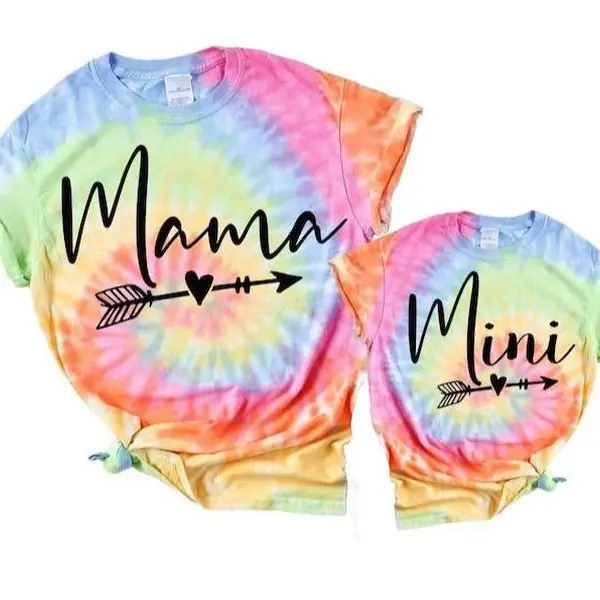 Easter Mommy And Me Outfits. New Mom Gift For Mom. Mama And Mini Shirts. Mama And Mini Matching Shirts Cotton Womenswear
