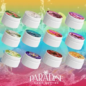 Paradise Body Butter – 12-Pack Random Mini Whipped Body Butters | Organic Shea | Travel-Size Skincare Sampler Set