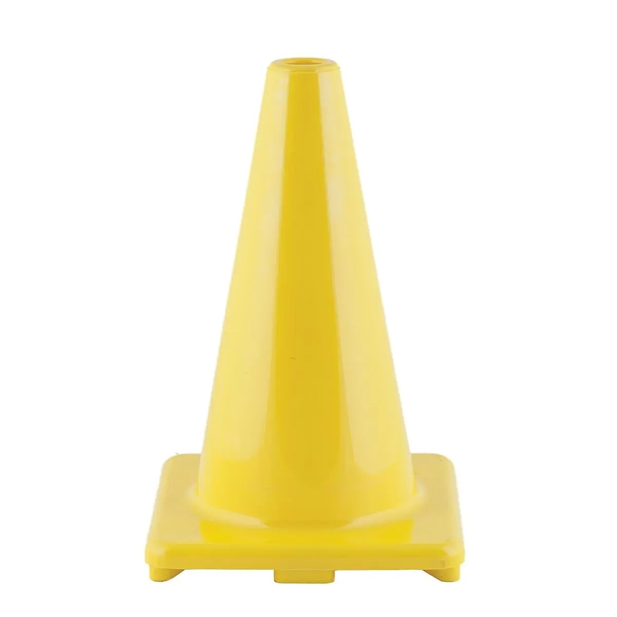 212 MAIN 12 in. Hi-Visibility Safety Marker Cone, Flexible Vinyl with Heavyweight Base & Single Piece Construction, for Fitness Enthusiasts (Sports & Outdoor Use), One-Piece